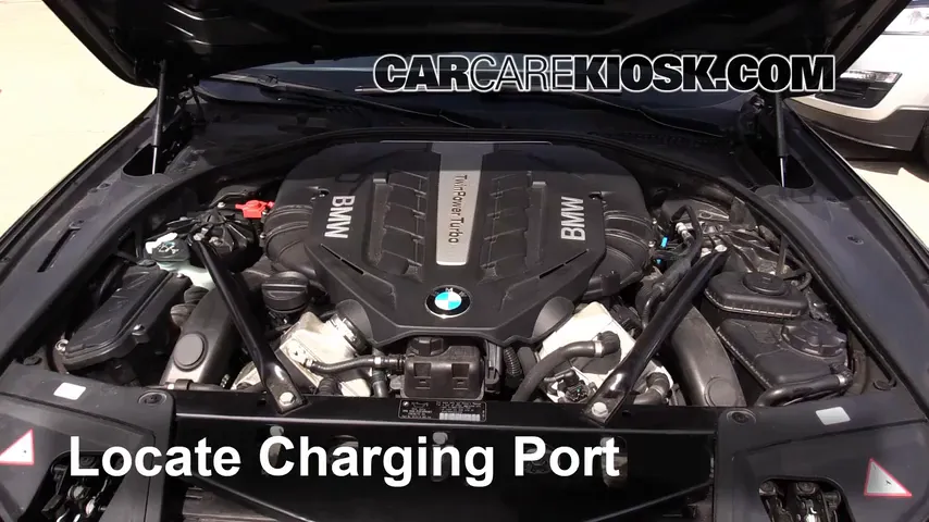 2012 BMW 550i xDrive 4.4L V8 Turbo Air Conditioner Recharge Freon